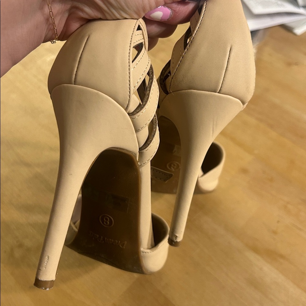 Oppointed Mary Nude Heels, Size 8 - Picture 13 of 17